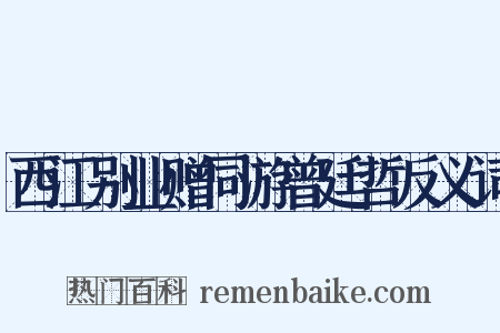 西江别业赠同游曾廷哲反义词是什么意思的图片